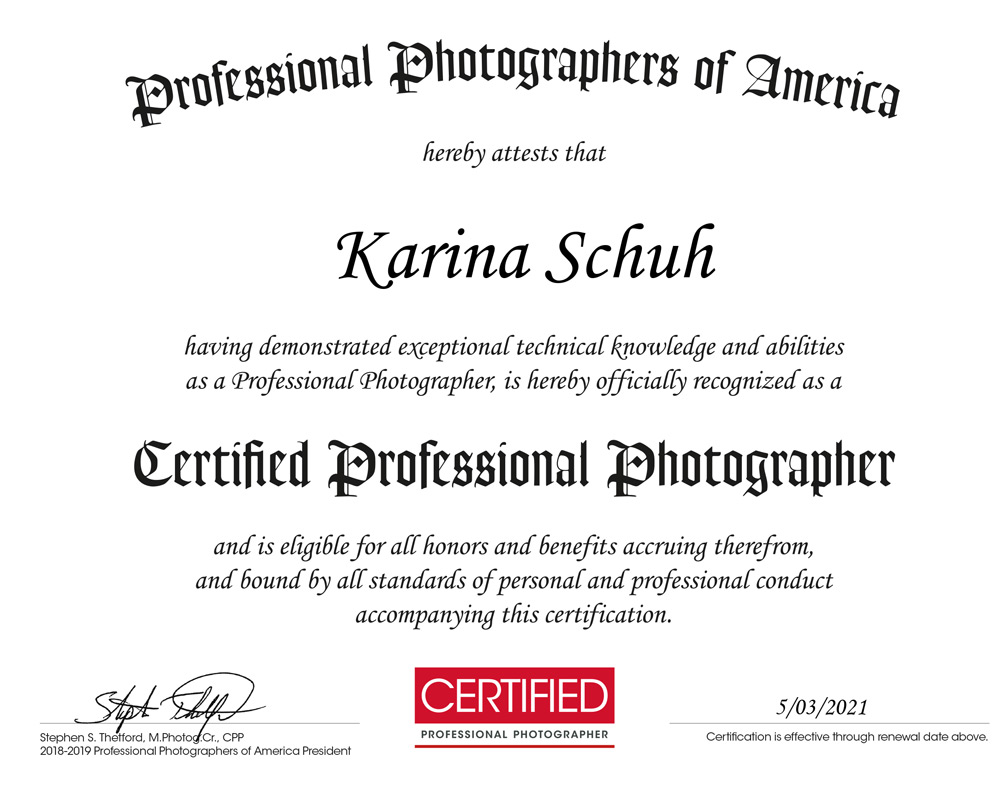CPP - Professional Photographers of America