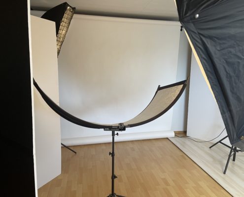 Studio Set-up für Bewerbungsfotos