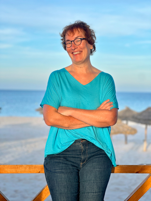 Virtuelles Fotoshooting am Strand - Autorinnen während der "Meer-Schreibzeit"