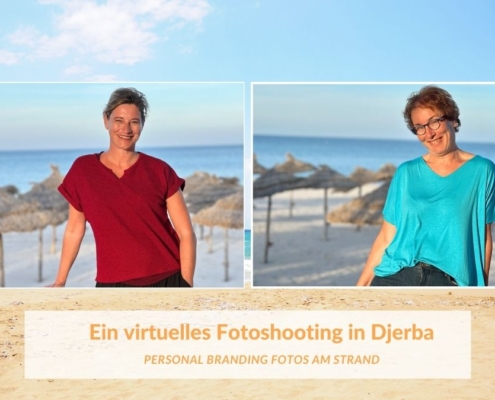 Ein virtuelles Fotoshooting in Djerba - Personal Branding Fotos am Strand