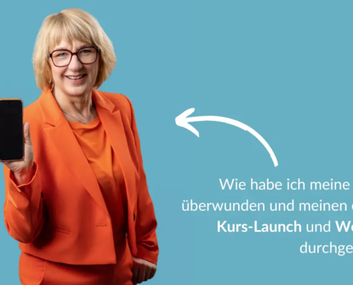 Wie habe ich meine Angst überwunden und meinen ersten Kurs-Launch und Webinar durchgeführt?