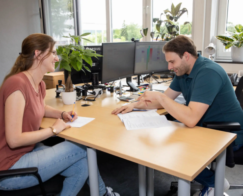 Achim Schuth Heizung & Solar - im Büro - Handwerk - Mitarbeitergewinnung