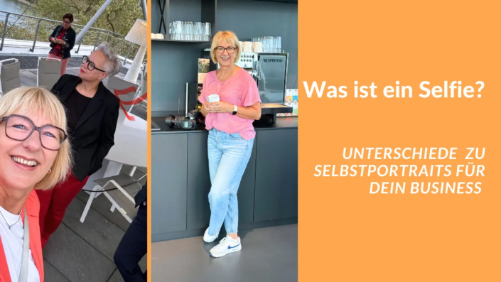 Vorschaubild zu Selfie und Business Selbstportrait Unterschiede anhand von 2 Fotos